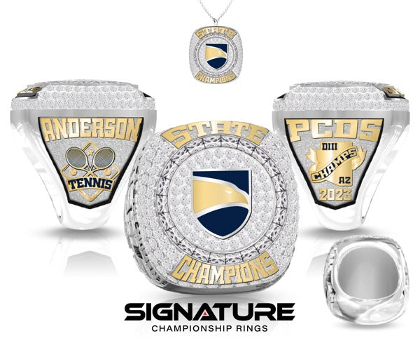 Phoenix Country Day School Tennis -Men's 2023 Championship Ring