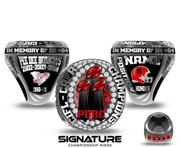 Pee Dee Bearcats Championship Ring
