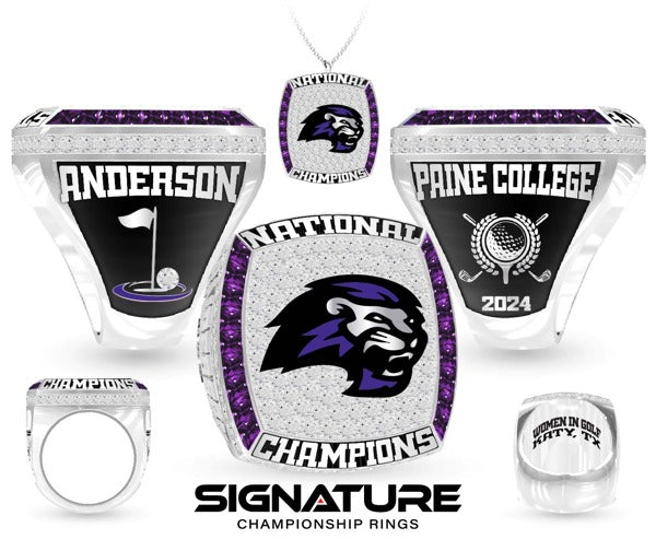 Paine College Golf -Coed 2024 Championship Ring