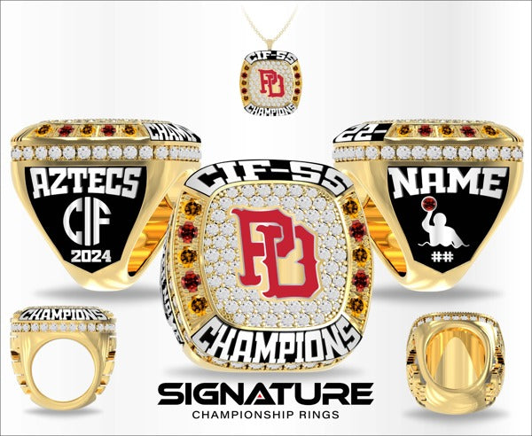 Palm Desert High School Water Polo -Men's 2024 Championship Ring