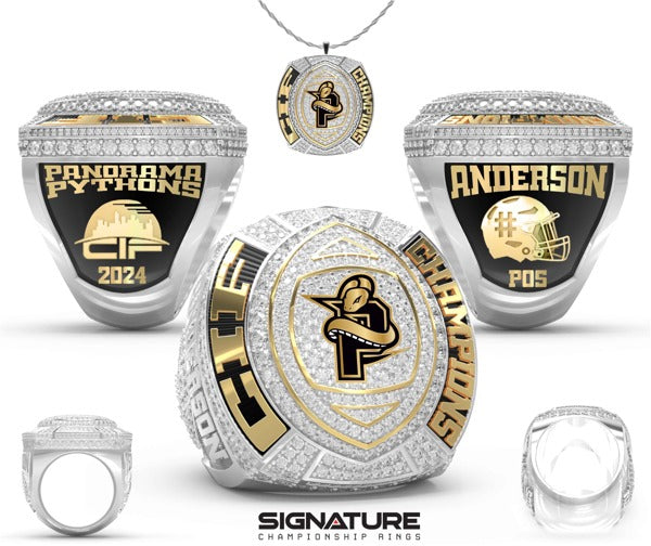 Panorama High School Football 2025 Championship Ring