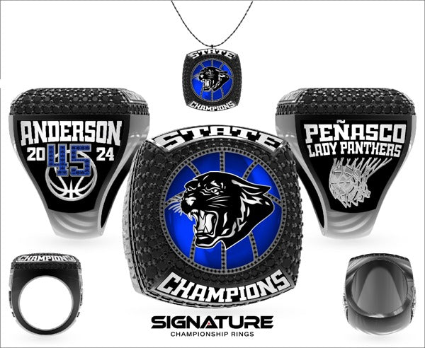 Penasco High School Basketball -Women's 2024 Championship Ring