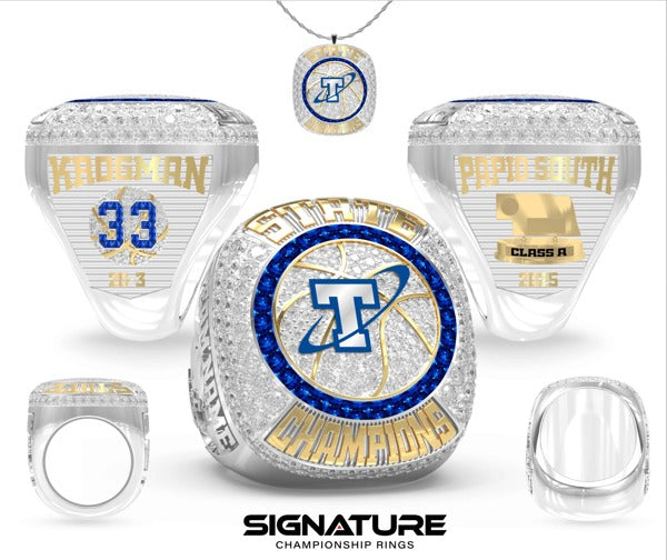 Papillion-La Vista South High School Basketball -Men's 2025 Championship Ring