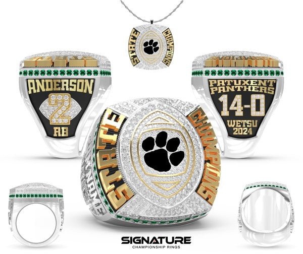 Patuxent High School Football 2024 Championship Ring