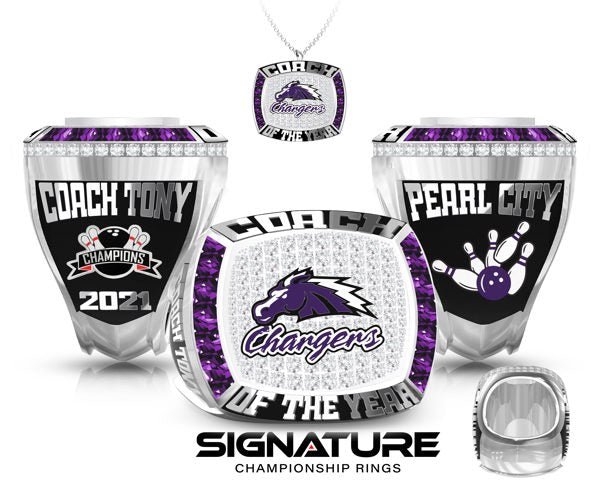 Pearl City High School Bowling Pendant