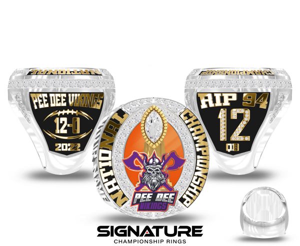 Pee Dee Vikings Championship Ring