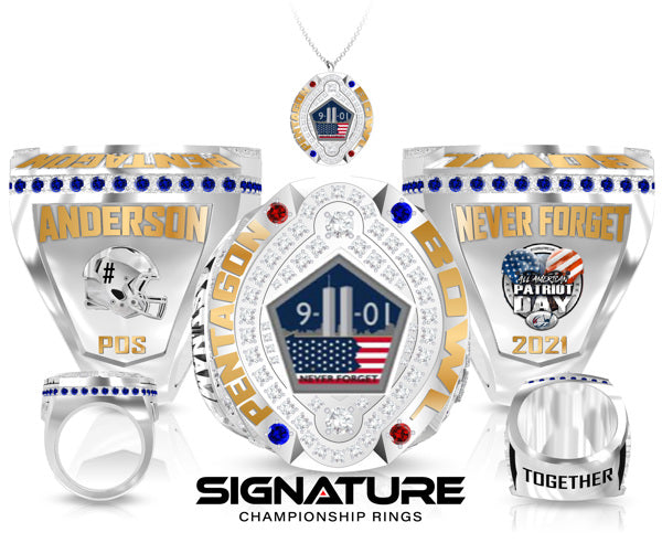 Sandy Glossenger Championship Ring Pentagon Ring