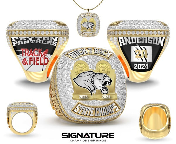 Peyton Senior High School Track &amp; Field -Men's 2024 Championship Ring