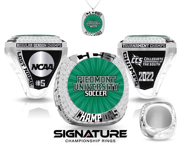 Piedmont University Soccer -Women's 2022 Championship Ring