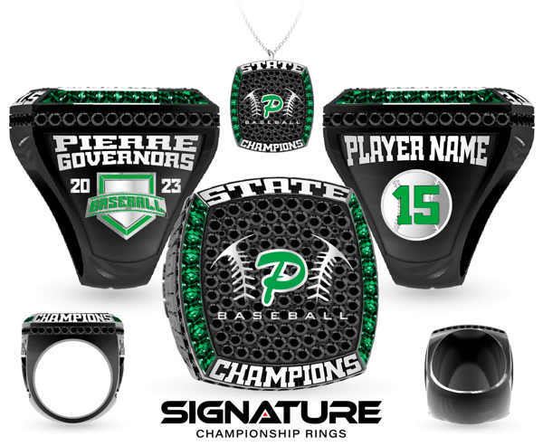 Pierre Baseball 2023 Championship Ring
