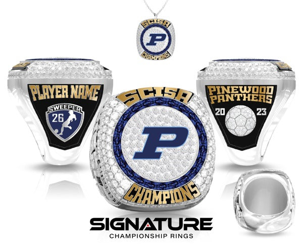 Pinewood Preparatory School Soccer -Men's 2023 Championship Ring