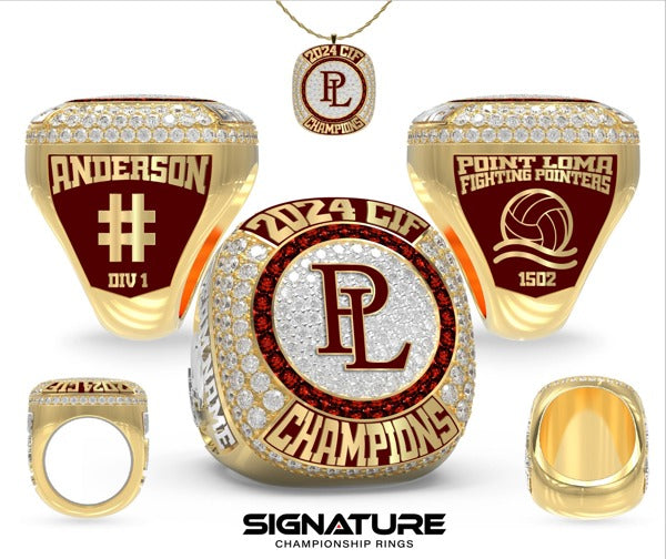 Point Loma High School Water Polo -Men's 2024 Championship Ring