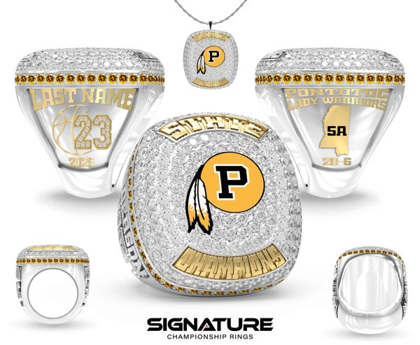 Pontotoc High School Basketball -Women's 2025 Championship Ring