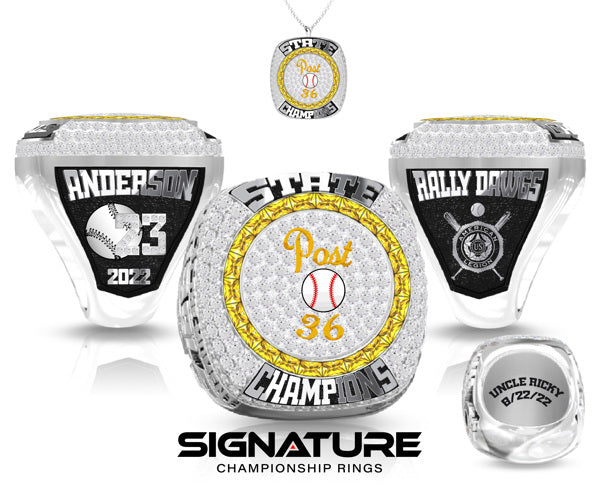 Post 36 Baseball Championship Ring