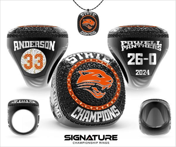 Powell High School Basketball -Men's 2024 Championship Ring
