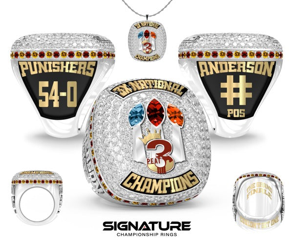 Punishers Football Football 2024 Championship Ring