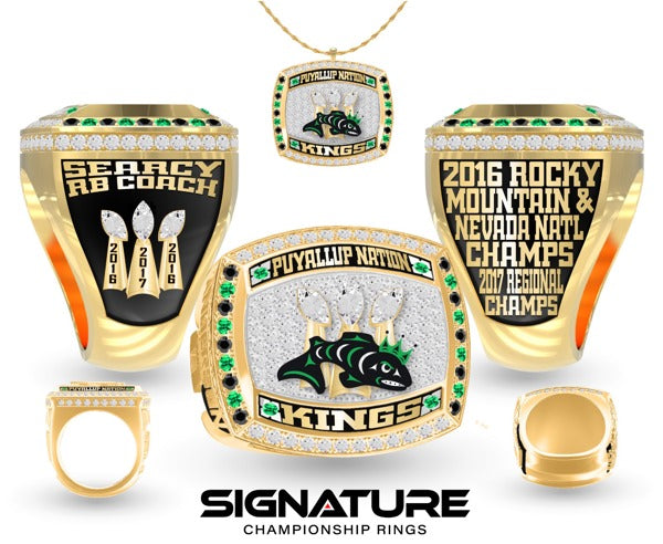 Richard Searcy Puyallup Nation Football Championship Ring