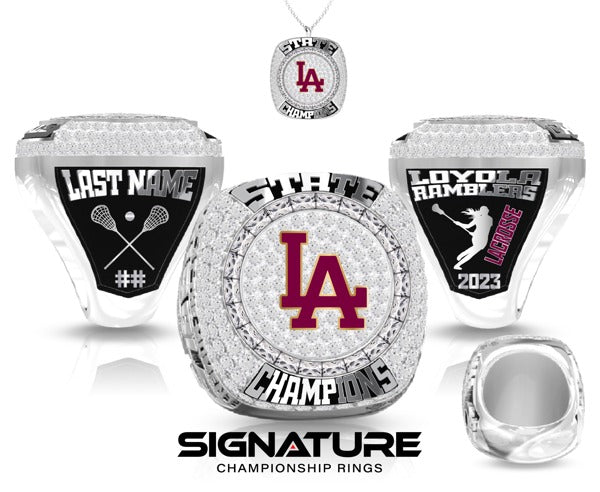 Loyola Academy Lacrosse -Women's 2023 Championship Ring
