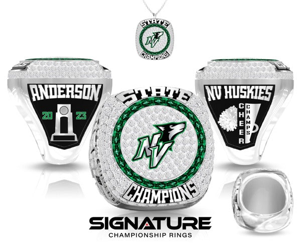 Northern Valley High School Cheer 2023 Championship Ring