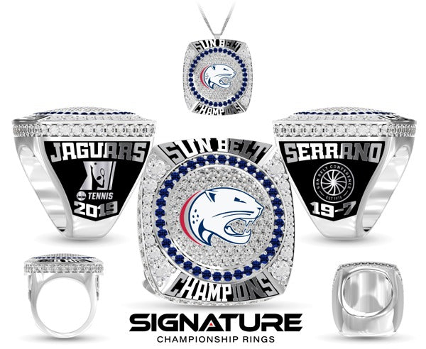 South Alabama Jaguars Tennis 2019 Championship Ring