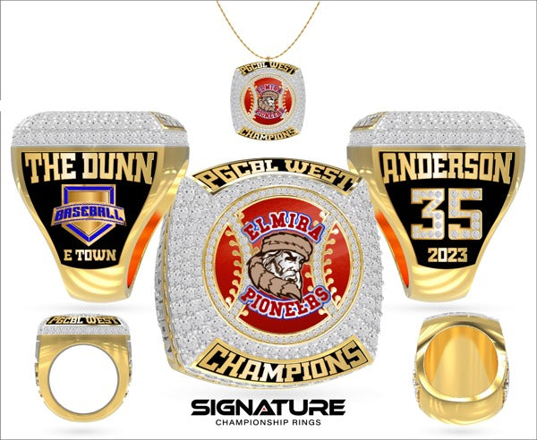 Elmira Pioneers Baseball 2023 Championship Ring