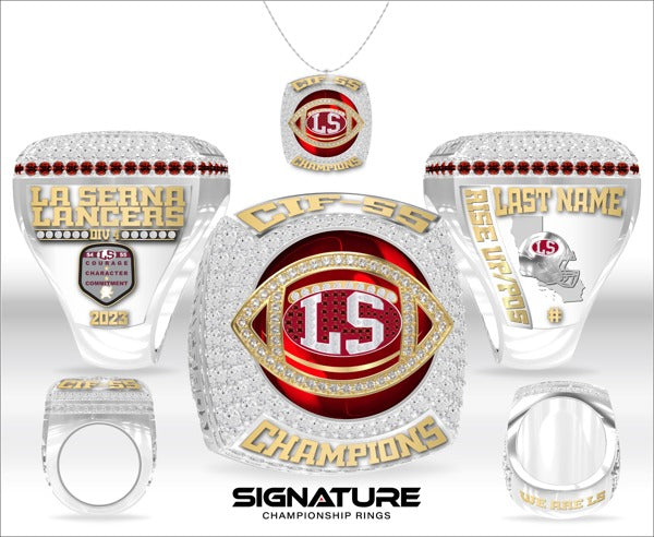 La Serna High School Football 2023 Championship Ring
