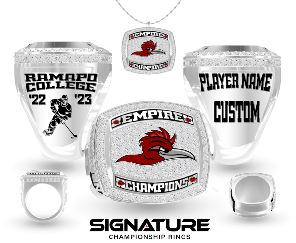 Ramapo College of New Jersey Hockey -Men's 2023 Championship Ring