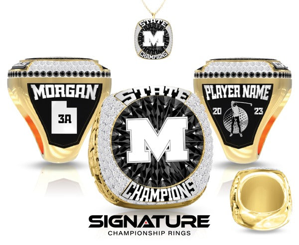 Morgan High School Golf -Men's 2023 Championship Ring
