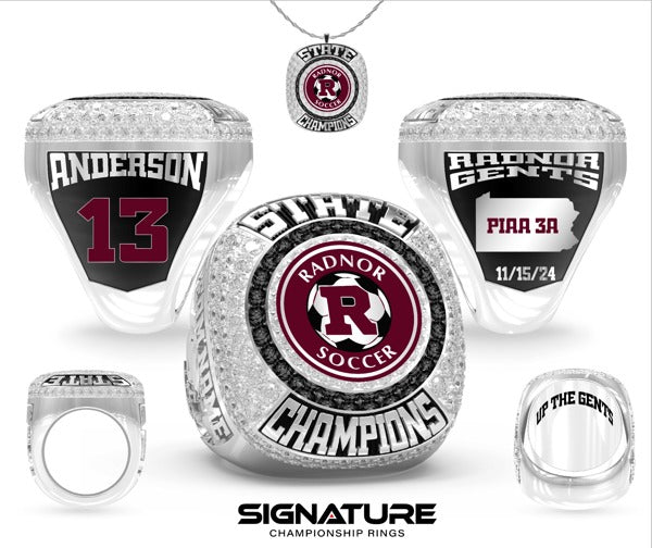 Radnor High School Soccer -Men's 2024 Championship Ring