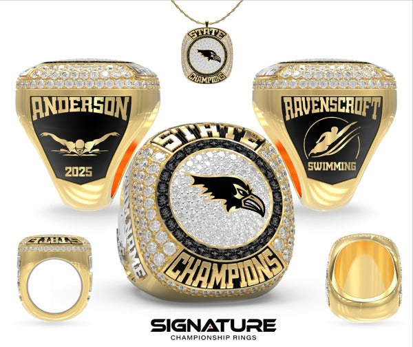 Ravenscroft School Swimming 2025 Championship Ring