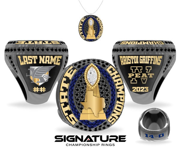 Aristoi Classical Academy Football 2023 Championship Ring