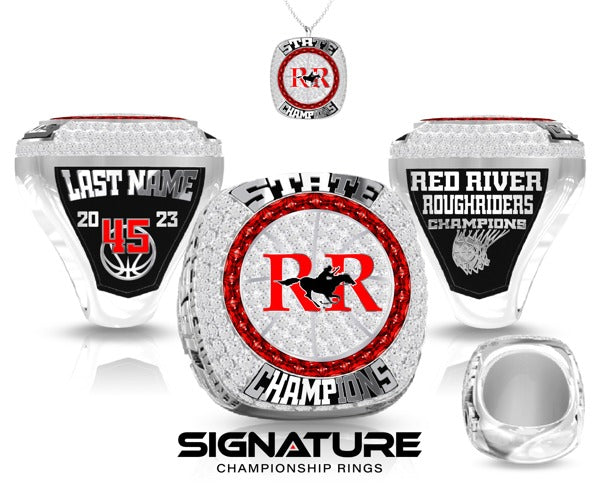 Red River High School Basketball -Women's 2023 Championship Ring
