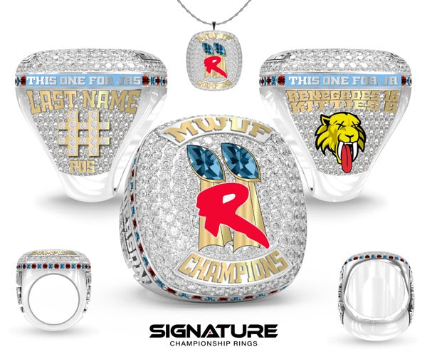 Renegades Semi Pro Football 2024 Championship Ring