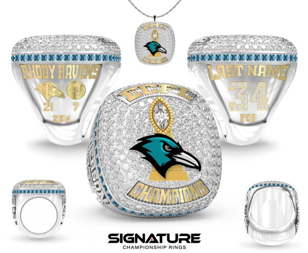 Rhody Ravens Football 2024 Championship Ring