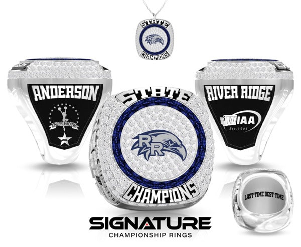 River Ridge High School Cheer 2023 Championship Ring