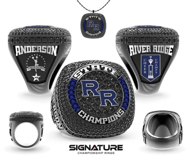 River Ridge High School Cheer 2024 Championship Ring
