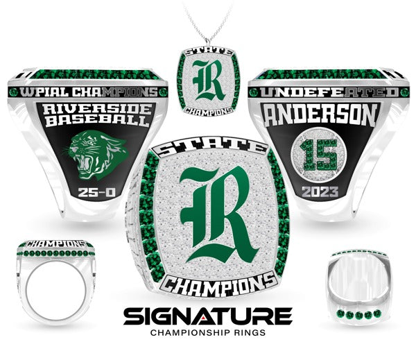 Riverside High School Baseball 2023 Championship Ring