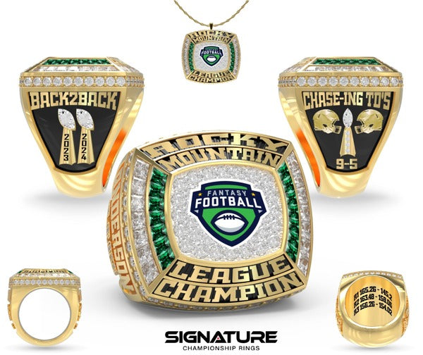 Rocky Mountain League Fantasy Football 2024 Championship Ring