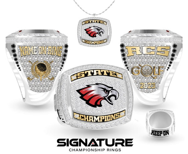 Rosehill Christian School Golf -Women's 2023 Championship Ring