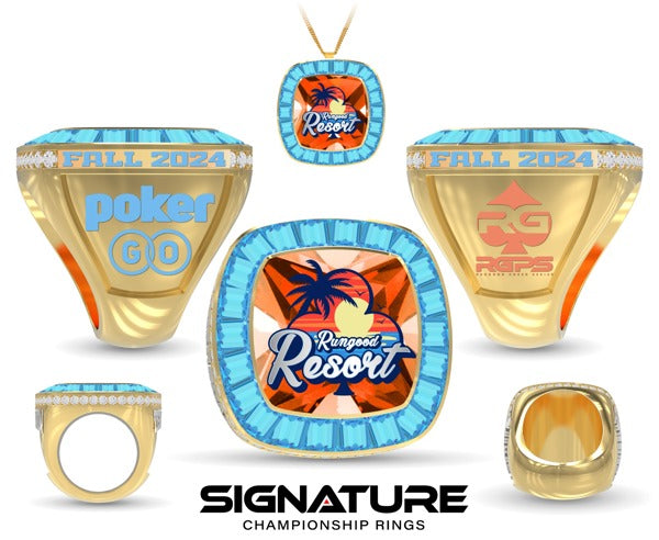 Run Good Poker Poker 2024 Championship Ring