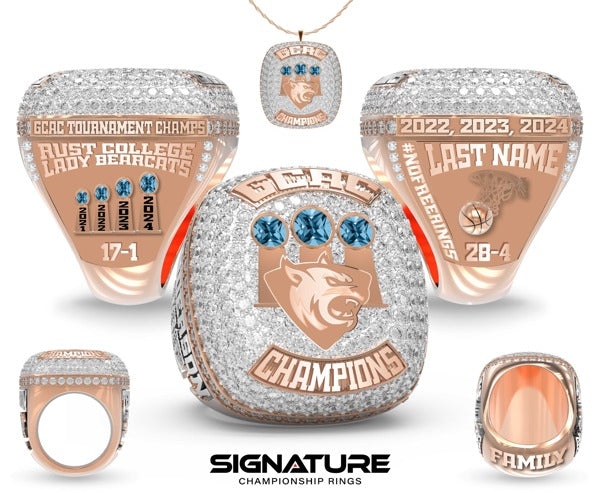 Rust College Basketball -Women's 2024 Championship Ring