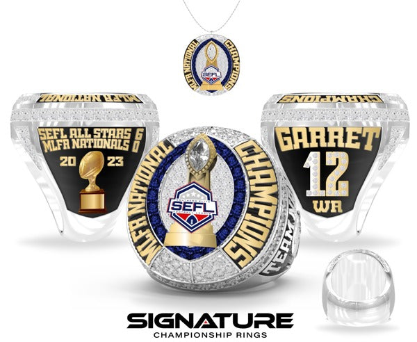 SEFL All Stars Football 2023 Championship Ring