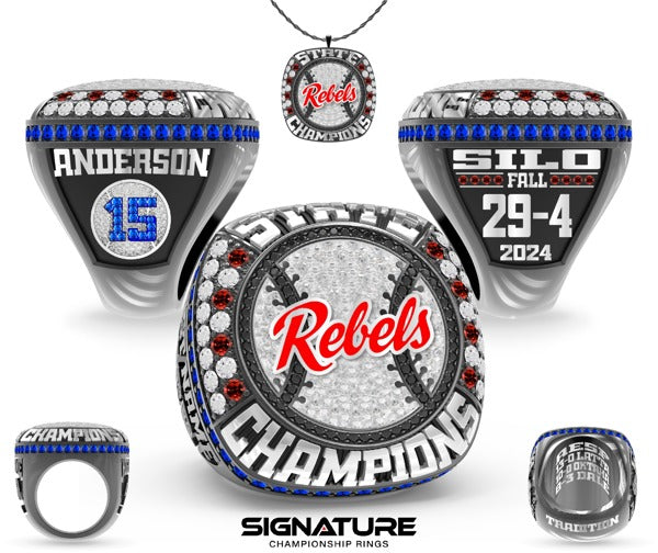 Silo High School Baseball 2024 Championship Ring