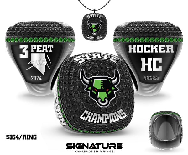 Sports Leadership and Management Academy-SLAM High School Nevada Wrestling - 2024 Championship Ring
