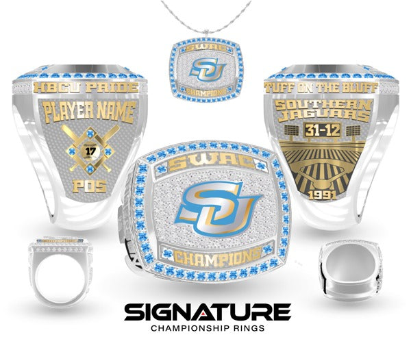 Southern University SWAC Baseball 1991 Championship Ring