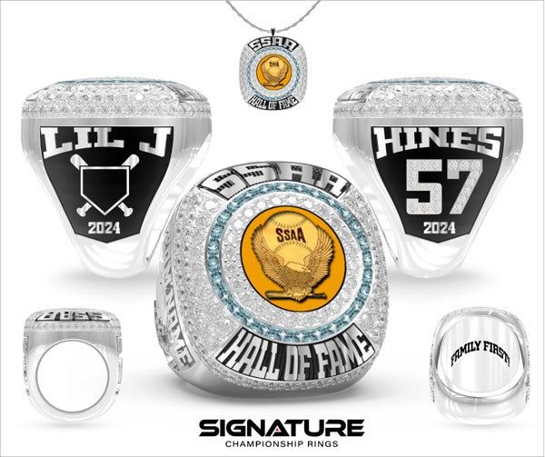 SSAA HOF Softball - Men's 2024 Championship Ring