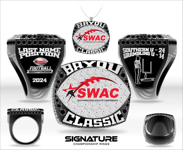 Southwestern Athletic Conference Officials 2024 Bayou Classic Ring