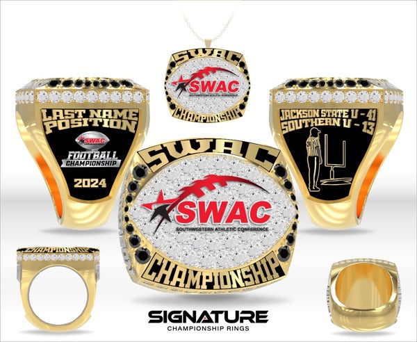 Southwestern Athletic Conference Football Officials 2024 Championship Ring