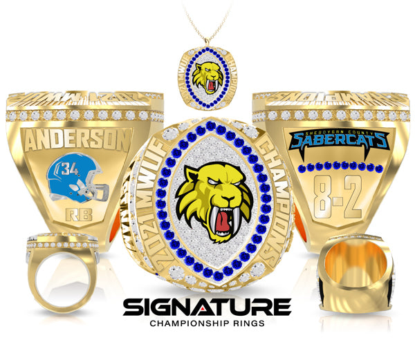 Sheboygan County Sabercats Championship Ring