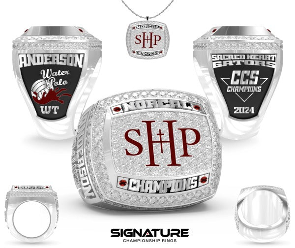 Sacred Heart Prep Water Polo -Men's 2024 Championship Ring